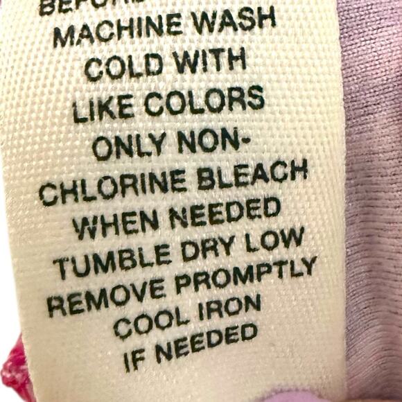 Y2K Mudd V-Neck Crochet Mini Dress Size Medium Hot Pink Purple Tropical - Picture 5 of 8